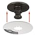 CURT 16721 5th Wheel Hitch Lube Plate, 10-Inch Diameter