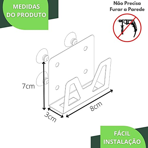 Porta Esponja De Pia Inox Com Ventosa Suporte Bucha ELG