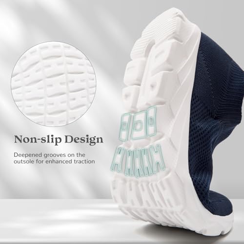 Image of Running Shoes for Men Womens Walking Tennis Gym Sneakers Slip On Comfortable Lightweight Athletic Workout Fashion Sports Shoes