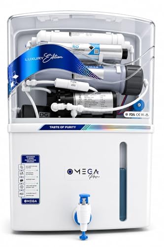 Image of Aqua Omega RO Domestic Water Purifier With RO+UV+TDS Controller For Home /Office Purpose, Automatic | 12 Liter Storage