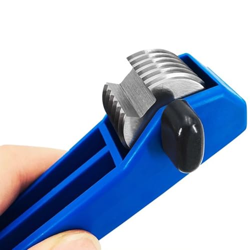 Probador de adherencia de escotilla cruzada, tijeras de película de pintura con cuchillas y 6 dientes, kit de comprobador de corte cruzado con caja de plástico para laboratorio