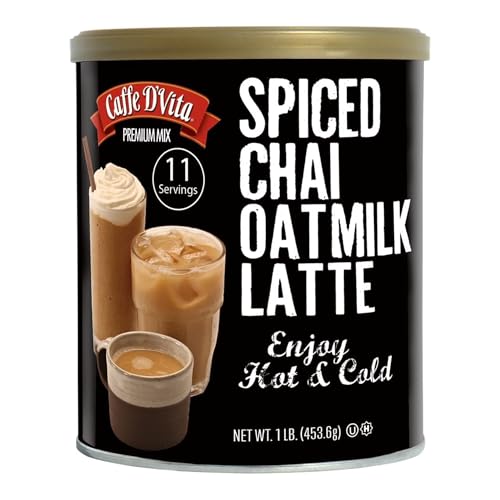 Caffe D'Vita Spiced Chai Tea Oatmilk Latte - Spiced Chai