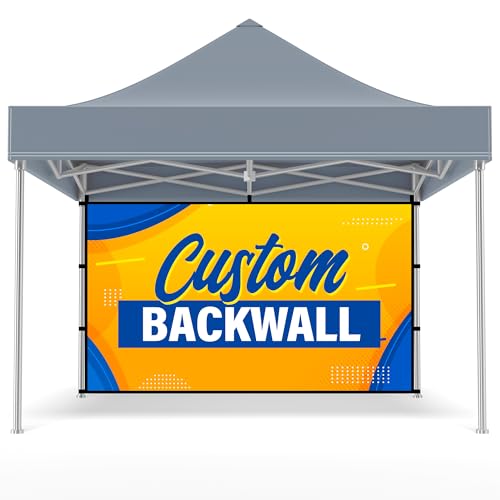Custom Canopy Tent with Logo - 10x10 10x15 10x20 (Backwall...