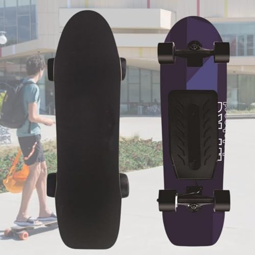 Off Road Elektro-Skateboard mit Fernbedienung, bürstenloser Hochleistungsmotor, große Reichweite & hohe Geschwindigkeit, Umgebungslicht für Abenteuersucher