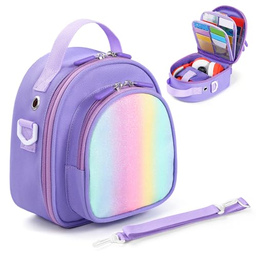 Housse rigide compatible avec Yoto Mini violette avec coque antichoc haute résistance