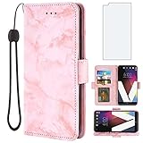 Asuwish Compatible with LG V20 Case and Tempered Glass Screen Protector Cell Accessories Card Holder...