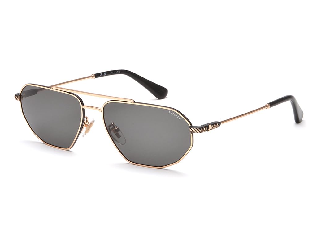 100% UV protected sunglasses for Men | Size- Large | Shape- Hexagon | Model- SPLF66K58302SG-image-46