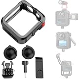 Honbobo Metallo Gabbia Telaio per GoPro Max 2, Telaio protettivo Espansione Gabbia Custodia protettiva Cage Frame Accessori per GoPro Max 2 …