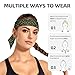 OXJOIIS Boys Girls Sports Sweat Band, Multipurpose Long Head Ribbon for Sports Workout Spa, Fashion Funny Colourful Tennis Racquets And Tennis Balls Headdress Hand Decor