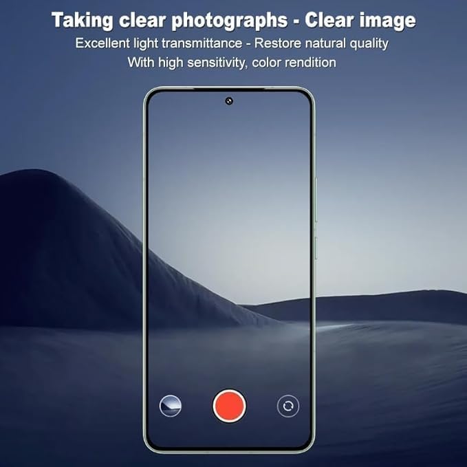 Image of ZARALA Glass Camera Lens Protector For OnePlus 13S [9H Hardness] [6D Lens Protector ] [Easy Installation] Black