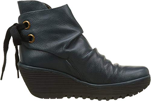 Fly London Yama, Botas para Mujer, Azul (Reef), 37 EU