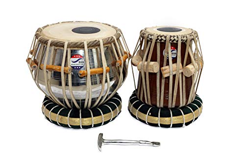 Steel tabla jodi set with all accessories