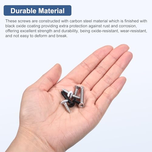 Kit de Tornillos para Madera Autotaraudantes 320 Piezas miniatura 4