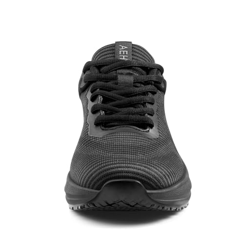 Image of Women's Non Slip Work Shoes Food Service Waterproof Slip-Resistant Chef Shoe for Kitchen Restaurant Hospital Staff Lightweight Walking Sneakers with Easy-Clean Slip-On Design