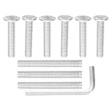 Stable et sécurisé : spécialement conçues pour griffoirs pour chats, vis assurent une structure sûre et stable pour votre animal de compagnie, vis pour fixer le griffoir, accessoires d'extérieur pour chats