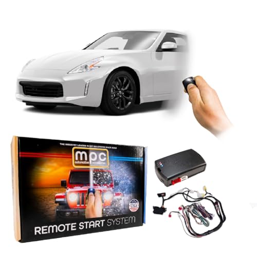 MPC Complete Factory Remote Activated Remote Start Kit Compatible with 2009-2017 Nissan 370Z - Push-to-Start - with T-Harness