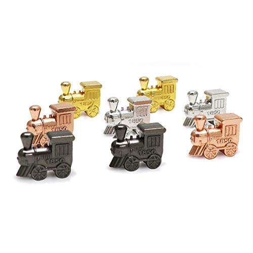 Marcadores tren para dominó Mexican Train juego x8 miniatura 5