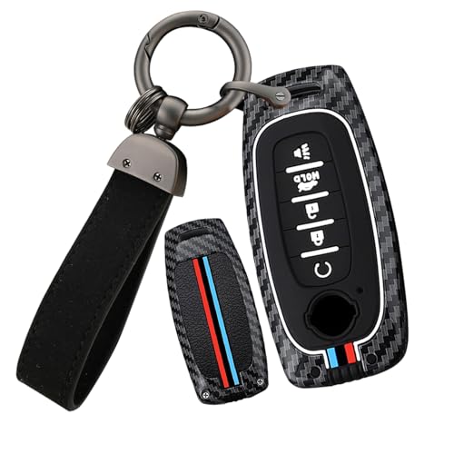 Coque de clé de voiture Nissan Rogue Pathfinder X-Trail 5 boutons étui anti-choc