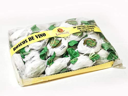 LAPASION - Roscos de Vino Málaga Con Edulcorante | Rosquillas Sin Azúcar | Dulce Tradicional | 1Kg