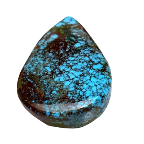 Turquoise naturelle poire cabochon idéal pour sublimer vos bijoux bohèmes d'été