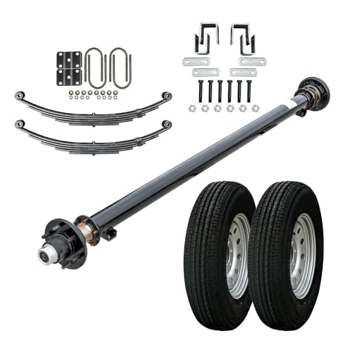 The Trailer Parts Outlet - 5200 lb Single Axle Light Duty TK Trailer Kit - 5.2k Capacity - 6 Lug (Original Series), 85