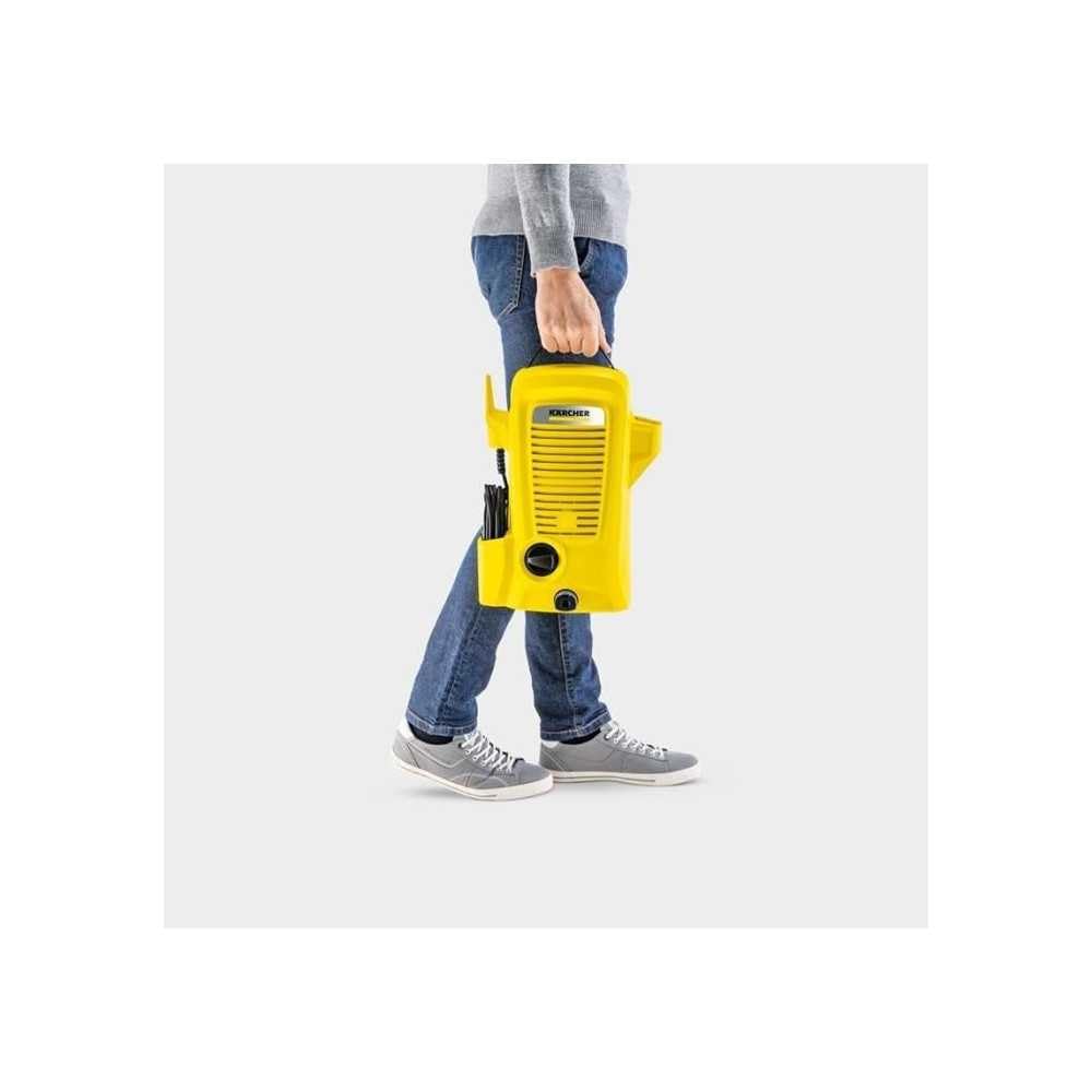 Kärcher Nettoyeur Haute Pression K 2 Universal Edition, Pression : Max. 110 Bar, Débit : 360 l/h, Surface : 20 m²/h, Filtre à Eau, Poids : 3,8 kg, Flexible et Pistolet Haute Pression, Rotabuse