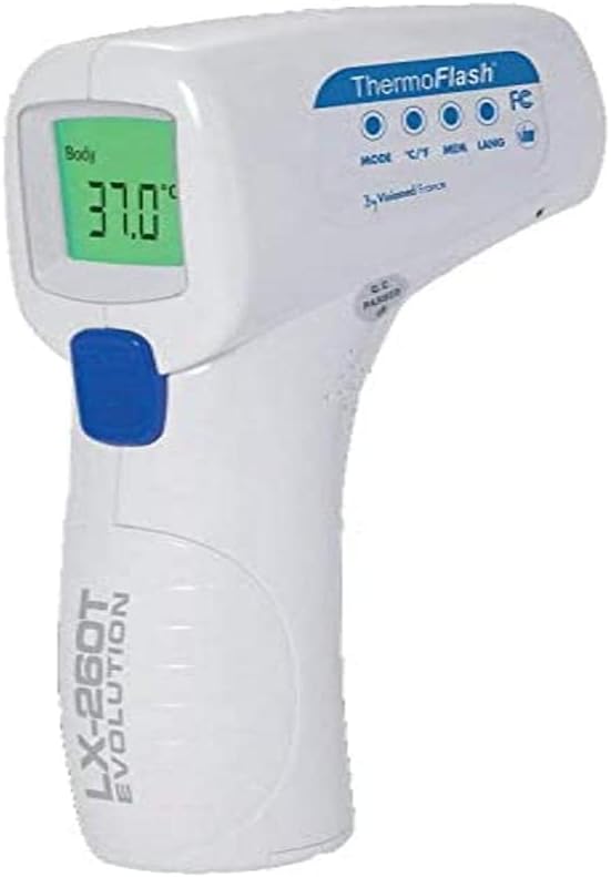 Visiomed PCA Thermoflash Medical Non-Contact Thermometer, White