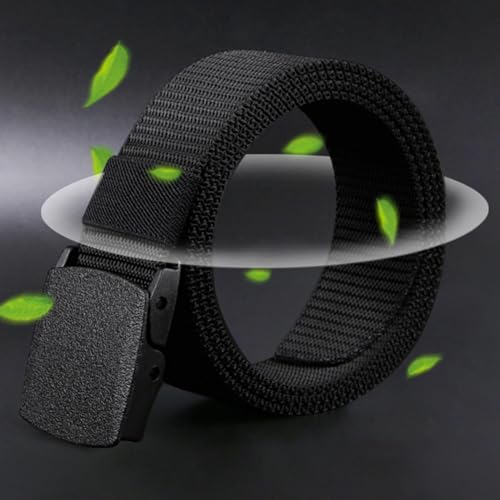 Rexcp Nylon Men'S Breathable Military Adjustable Plastic Buckle Belt,Suitable For Work And Travel3