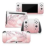 Tacky Design Sakura Flowers Skin Compatible with Nintendo Switch Skin - Premium Vinyl 3M Cherries Bl