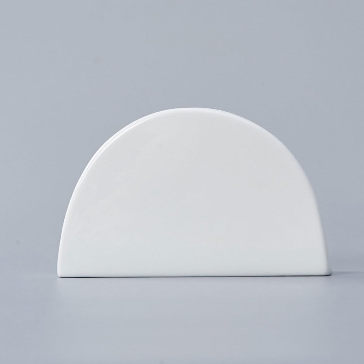 Healeved Servilletero de Cerámica Blanco 2piezas Soporte para Servilletas Diseño Moderno y Delicado Resistente al Desgaste Diario para Mesa Adecuado para Cocina y Bar