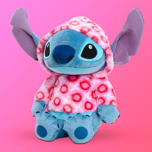 Disney Stitch Large Valentines Heart Hoodie Plush Stuffed Animal - image 2