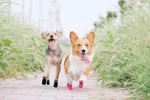 Yaodhaod WINTER DOG SHOES Shoes For Winter, Dog Boots & Paw Protectors, Fleece Warm Snow Booties thumb #4