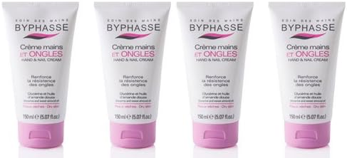 Byphasse Lot of 4 – Hand and Nail Cream – Dry Skin 150 ml