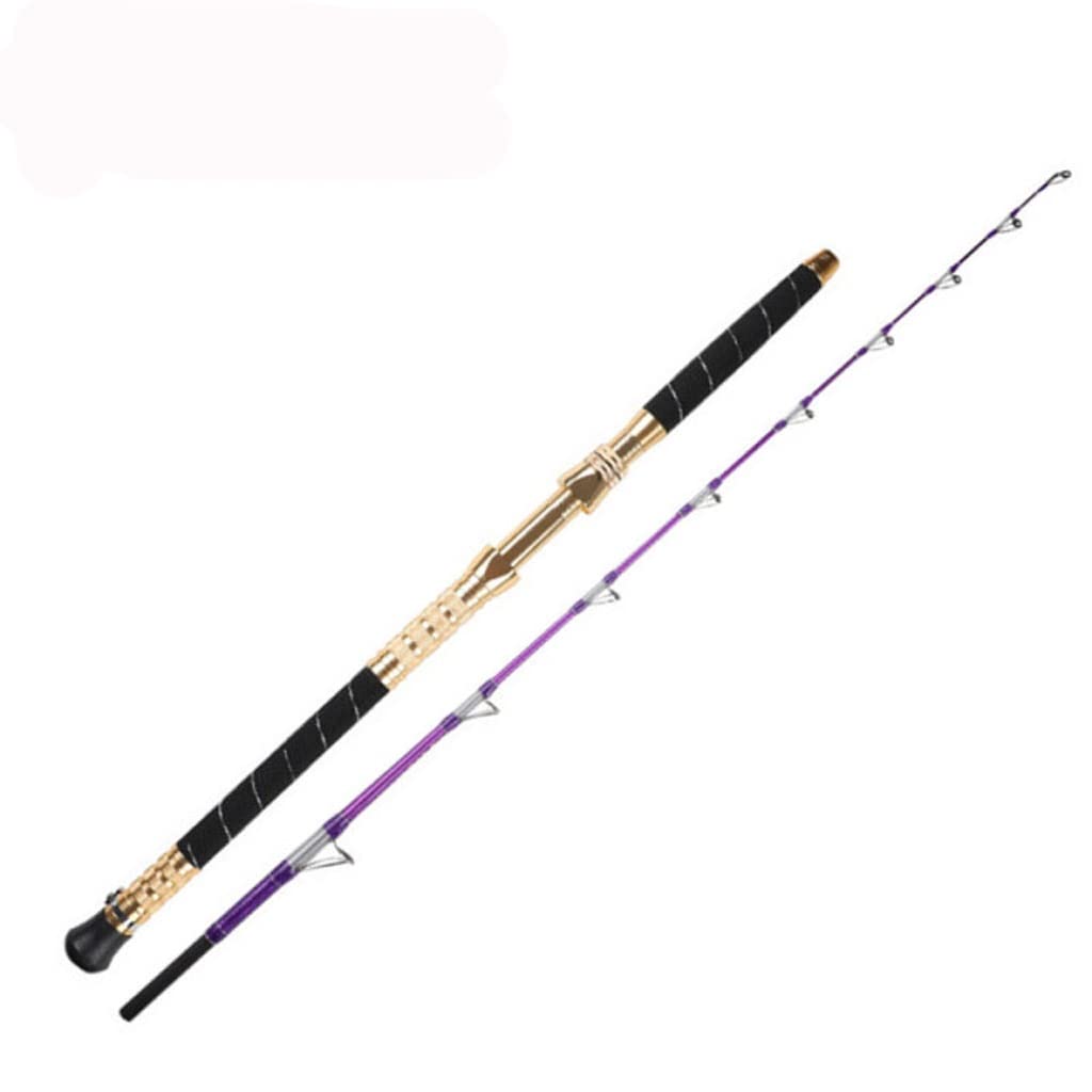 Varilla de Jigging de Pesca de mar 1.65m Peso de señuelo 300-1000 g en Alta mar giratería cañadora for atún pesquero(Casting)