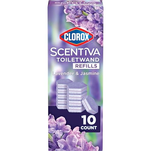CLOROX Scentiva ToiletWand Toilet Cleaner Refills,...