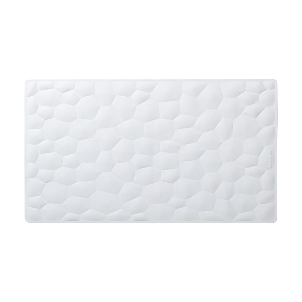 Sealskin Jade Non-Slip Bath Mat 40 x 70 cm White