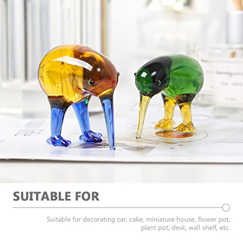 Figurines d'oiseaux en cristal blanc pour sublimer une table vide - 6