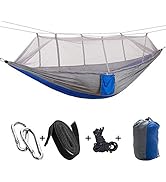KEPEAK Camping Hammock with Net Netting, Single & Double Tree Hammock Net, Lightweight Nylon Port...