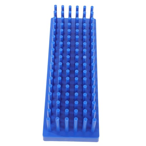 BUGUUYO Kunststoff Reagenzglasständer 102 Hohlraum Labor Trockenhalter Stiftaufbewahrung Für Reagenzgläser Trockengestell Robust Und Vielseitig