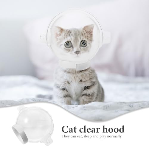 Casco de gato transpirable con capucha de ABS antimordidas 8
