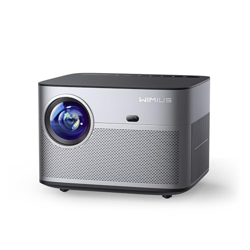 WiMiUS S26 Proiettore 1080P Nativo Full HD Con WiFi 5G E Bluetooth 5.2 – 20000 Lumen, Keystone 4D, Zoom 50%, Supporto 4K, Ideale Per Film E Presentazioni