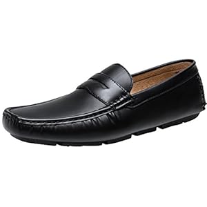 Jousen Men’s Loafers Casual Slip On Shoes Soft Penny Loafers for Men Lightweight Driving Boat Shoes