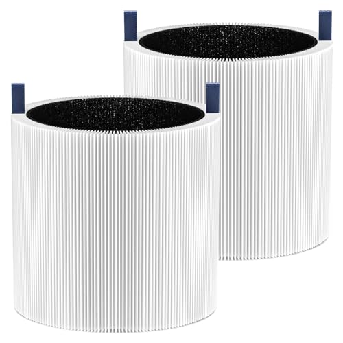 2 Pack Mini Max Replacement Filter Compatible with Blueair Blue Pure Mini Max Air Purifiers, HEPA & Activated Carbon Blue Pure FMINI Filter Fits for Blue Pure Mini Max