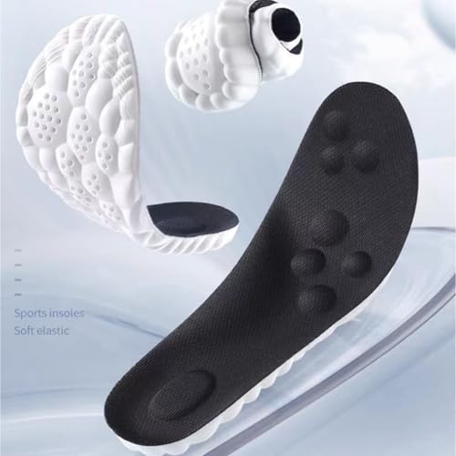 Image of Insoles Men, Shoe Inserts for Men, 4D Cloud Insoles for Men and Women, Steeper Insoles for Boots & Sneakers, Cuttable, Anti Fatigue, Shock Absorption, Foot Pain Relief (S:Women5.5-8.5)