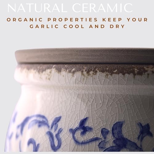 Okavango Garlic Keeper with lid