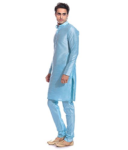 Image of Silk Blend Men's Kurta Pyjama Set /Kurta Pajama for Men