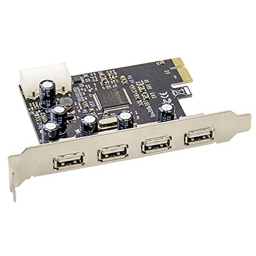 Amazon.co.jp: PCI-Express4ポートUSB2.0拡張カードPCI4xUSB2.0