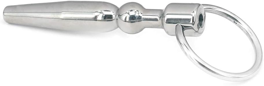 3.15 Inch Urethral Sounding Dilators Male Smooth Penis Plug, Cum-Through Hole