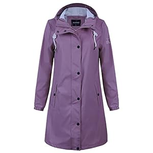Dames regenjas, softshell jas, regenparka, PU, windbreaker met capuchon, waterdicht