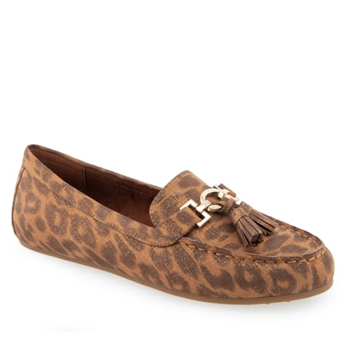 Aerosoles Womens Deanna Mini Leopard Faux Suede 7 Wide by Aerosoles - Image 2